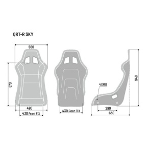 Състезателна седалка Sparco QRT-R SKY FIA - Img 5
