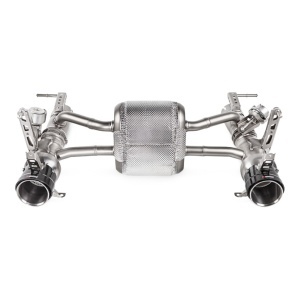 AKRAPOVIC MTP-FE488H Exhaus System Slip-On Line (Titanium) for FERRARI 488 GTB / 488 Spider 2016-2019 ECE Type Approval - Img 2
