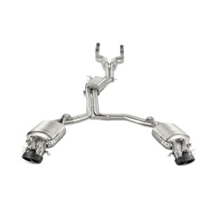 AKRAPOVIC S-AU/TI/3H Exhaust System Evolution Line (Titanium) for AUDI RS6 Avant (C7) 2014-2018 ECE Type Approval