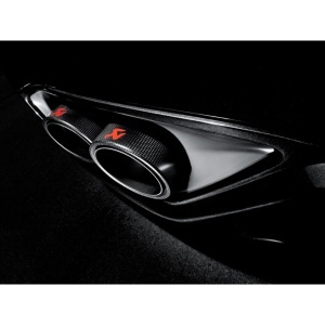 AKRAPOVIC TP-NIR35C Tail Pipe Set (Carbon, Dia 125 mm) for NISSAN GT-R (R35) / CHEVROLET Corvette ZO6/ZR1 (C6) - Img 4
