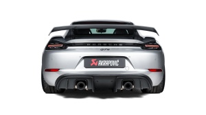 AKRAPOVIC TP-T/S/28 Tail Pipe Set (Titanium) Black for PORSCHE 718 Cayman GTS 4.0 / Boxster GTS 4.0 2020-2024 - Img 3