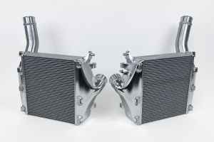 Audi SQ7 / SQ8 Twin Intercooler Set - Raw Billet - Img 8