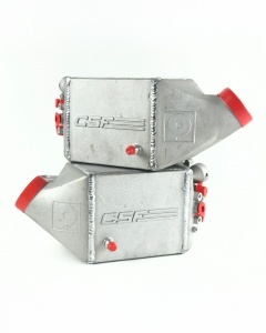 CSF RACE BMW F1X M5 & M6 Twin Charge-Air-Cooler Set - Raw Finish