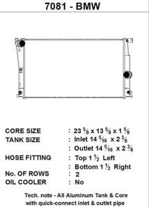 CSF RACE BMW F2X 1/2-Series / F3X 3/4-Series (AT) High-Performance All-Aluminum Radiator - Img 6