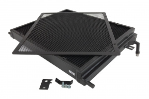 CSF RACE BMW F3X/F2X B58/B48 Triple-Pass Heat Exchanger w/ Rock Guard - Black - Img 3