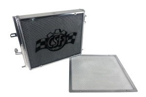 CSF RACE BMW F3X/F2X B58/B48 Triple-Pass Heat Exchanger w/ Rock Guard - Silver - Img 8
