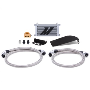 Mishimoto 17-21 Honda Civic Type R Thermostatic Oil Cooler Kit, Silver - Img 2