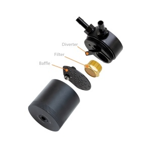 Mishimoto Ford Mustang EcoBoost Baffled Oil Catch Can, 2015-2023 - Img 2