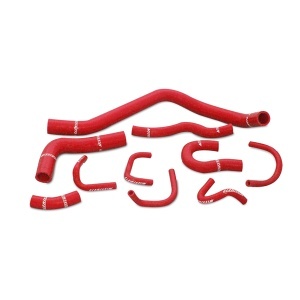 Mishimoto Honda Civic Silicone Radiator Hose Kit, 1988-1991, Red - Img 1