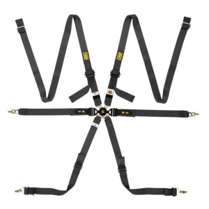OMP DA0-0202-A05-071 Safety Harness One Versa Endurance 2", 6-point, FIA 8853-2016, Black