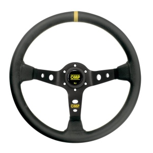 OMP OD0-1956-071 Steering Wheel Corsica 350mm, Black Suede