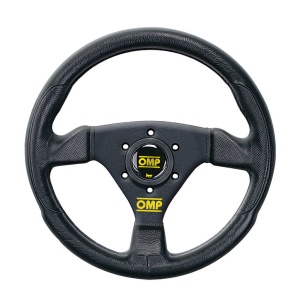 OMP OD0-1989-071 Steering Wheel Trecento Uno 300mm, Black Leather