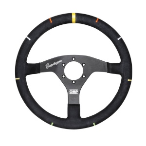 OMP OD0-2046-071 Steering Wheel Recce 350mm, Black Suede