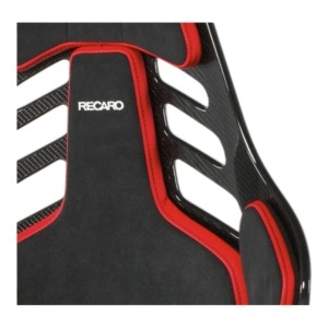 RECARO 078.02.2B22 Race Seat Podium CF Right Side (ABE / FIA), Black Alcantara / Red Leather, Size L - Img 3