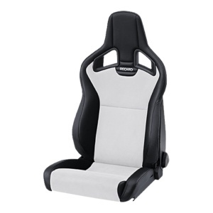 RECARO 414.10.2588 Right Heated Sport Seat Cross Sportster CS, Artificial Leather Black / Dinamica Silver