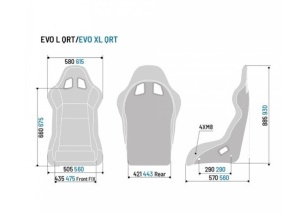 SPARCO 008007RNRSKY EVO QRT SKY Racing seat, FIA 8855-1999, sky, size M - Img 6
