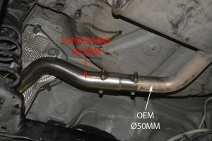 Supersprint Centre pipe(Replace OEM centre exhaust) 773213 - Img 2