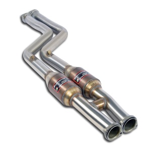 Supersprint Front exhaust "H-Pipe" with Metallic catalytic converter Right + Left 786032