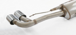 Supersprint Rear exhaust 2 exit Right 100x75 - 2 exit Left 100x75, with valve - Img 3