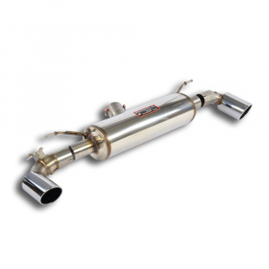 Supersprint Rear exhaust Right O100 - Left O100 with valve - Img 1