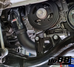 Toyota Yaris GR Pressure pipes for do88 IC, Black hoses - Img 5