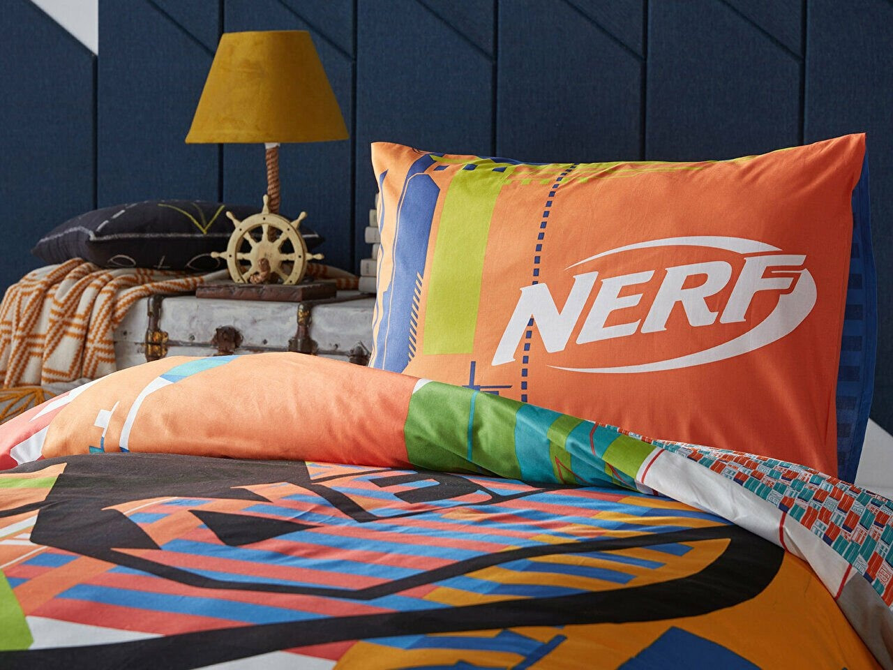 Nerf gun bedding set best sale