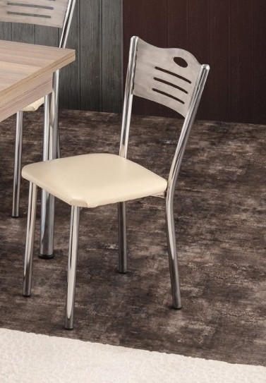 Set 2 Scaune Polo 38X40X85cm-crem/gri