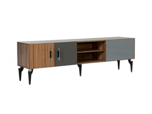 Unitate TV living, 4 compartimente, Natura L200xl45.8xh61 cm