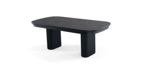 Masa extensibila, ASIA, L 200 > 500 cm x l 103 cm, HPL NEGRU