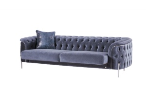 Poza lateral canapea 3 locuri extensibila chester dlc buzau raspberry home