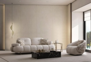 Decor living elegant cu canapea si fotoliu PIER buzau raspberry home 