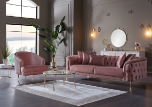 Canapea si fotoliu roz dlc buzau raspberry home