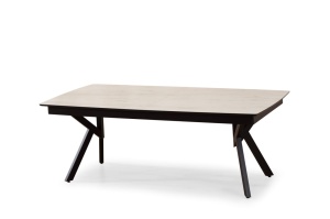 Masa extensibila, BRUNO , HPL ALB MARMORAT, L 180 x l 103 cm (+ extindere 2 x 45 cm cm)