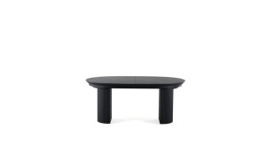 Masa extensibila, COMO, L 200 > 290 cm x l 103 cm, HPL NEGRU - Img 3