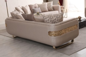detaliu auriu canapea 3 locuri diva buzau raspberry home