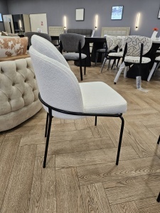 scaun erstein cadru metalic negru buzau raspberry home