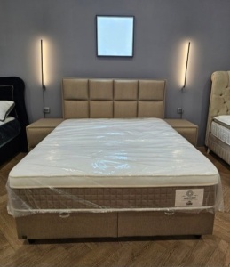 Set Pat tapitat cu saltea inclusa Amore - Img 2