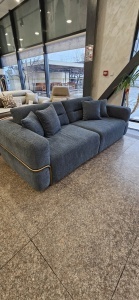 Profil canapea Bosna stofa boucle turcoaz Raspberry Home Buzău Canapele de calitate 
