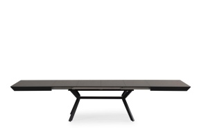 Masa extensibila, MANGO , L 200 > 400 cm x l 103 cm, HPL, GRI INCHIS