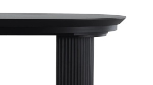 Masa extensibila, COMO, L 200 > 290 cm x l 103 cm, HPL NEGRU - Img 2