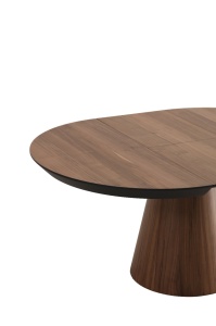 Detalii blat masa rotunda extensibila de calitate Buzau Raspberry Home 