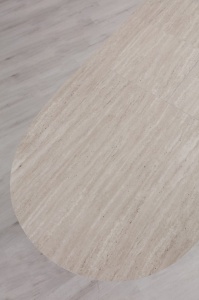 BLAT HDF CREM TIP TRAVERTIN MASA EXTENSIBILA COMO BUZAU RASPBERRY HOME MESE DE CALITATE BUZAU
