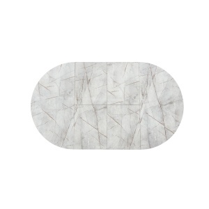 Masa extensibila, STAR, L 130 >226 cm x l 130 cm , HPL, ALB MARMORAT - Img 6