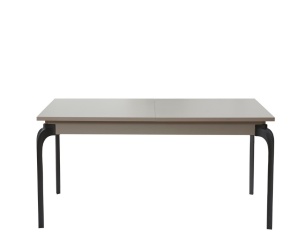 Masa LUNA extensibila,MDF alb/negru - Img 2