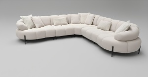 coltar extensibil modern crem VELA buzau raspberry home