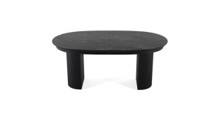 Masa extensibila, COMO, L 200 > 290 cm x l 103 cm, HPL NEGRU - Img 5
