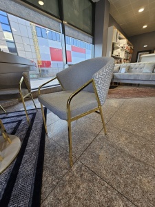 scaun diva cadru metalic gold buzau raspberry home