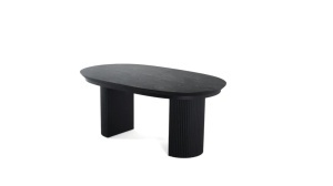 Masa extensibila, COMO, L 200 > 290 cm x l 103 cm, HPL NEGRU