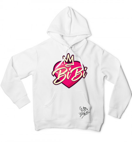 ♡BIBI♡ Hanorac cu gluga Love BiBi + Autograf