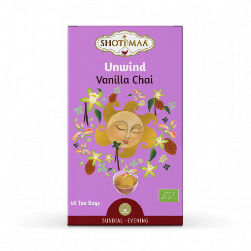 Ceai Shotimaa Sundial - Unwind - vanilla chai bio 16dz